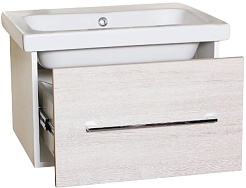 Sanflor Мебель для ванной Экко 60 подвесная орегон/белая – фотография-3